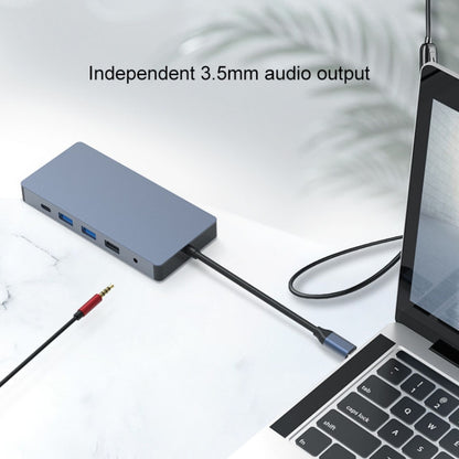Blueendless 12 In 1 Multi-function Type-C / USB-C HUB Expansion Dock, 12 In 1