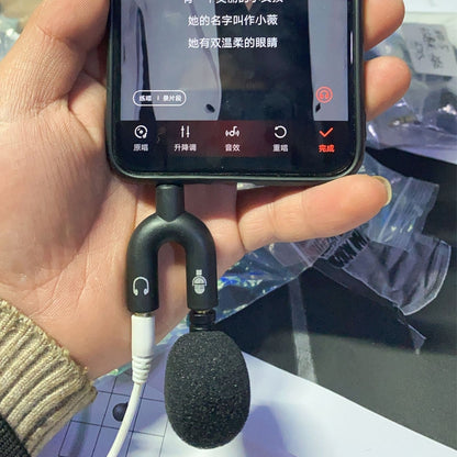ZJ052MR-01 4 Level Pin 3.5mm Mobile Phone Tablet Game Machine Mini Straight Microphone, 4 Level Pin