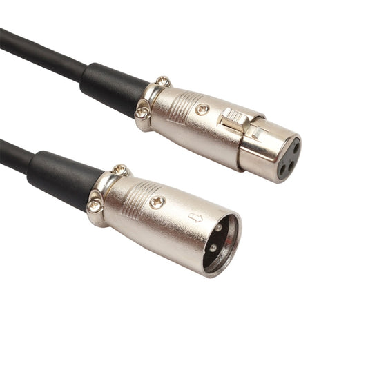 1m 3-Pin XLR Male to XLR Female Microphone Cable, Length: 1m