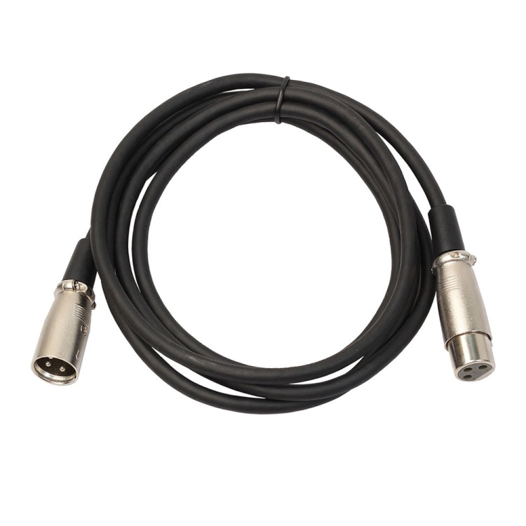 1m 3-Pin XLR Male to XLR Female Microphone Cable, Length: 1m