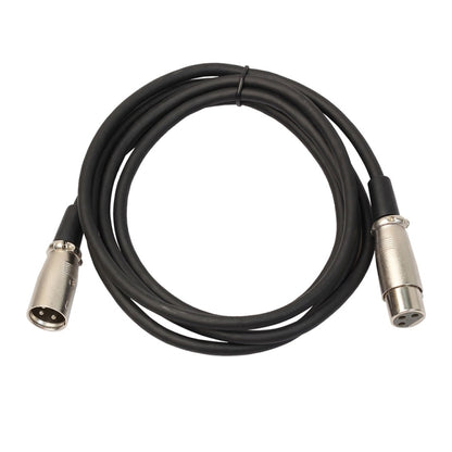 1m 3-Pin XLR Male to XLR Female Microphone Cable, Length: 1m