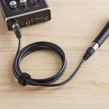 1m 3-Pin XLR Male to XLR Female Microphone Cable, Length: 1m