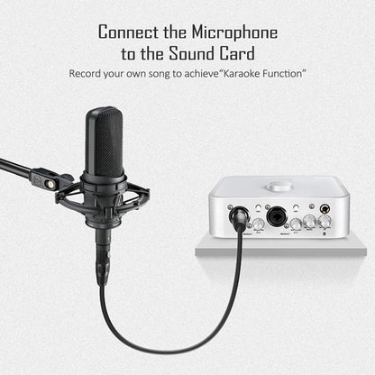 3m 3-Pin XLR Male to XLR Female MIC Shielded Cable Microphone Audio Cord, Length: 3m