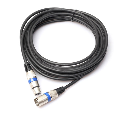 3m 3-Pin XLR Male to XLR Female MIC Shielded Cable Microphone Audio Cord, Length: 3m (Blue)