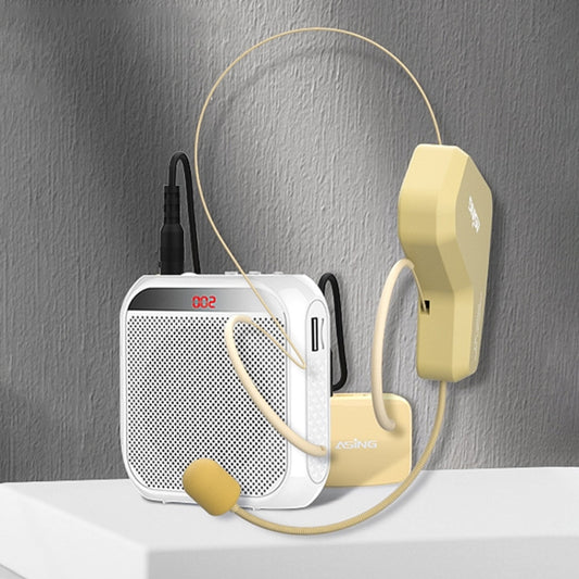 ASiNG WM03 2.4G Wireless Microphone Headset Microphone Bluetooth Speaker Kit, WM03 Black, WM03 White
