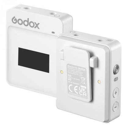 Godox MoveLink II M2 Wireless Lavalier Microphone System with 2 Transmitters and 1 Receiver for DSLR Cameras and Camcorders, MoveLink II M2