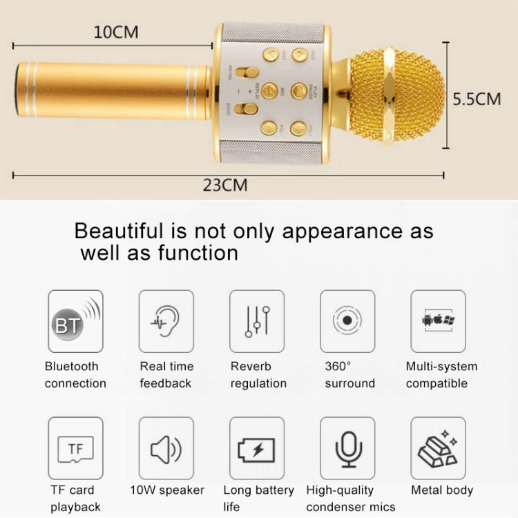 for Notebook, PC, Speaker, Headphone, iPad, iPhone, Galaxy, Huawei, Xiaomi, LG, HTC and Other Smart Phones, WS-858 (Blue), WS-858 (Rose Gold), WS-858 (Silver), WS-858 (Black), WS-858 (Pink), WS-858 (Gold)