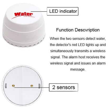 DY-SQ100B Water Leakage Detector with Two Sensors, DY-SQ100B