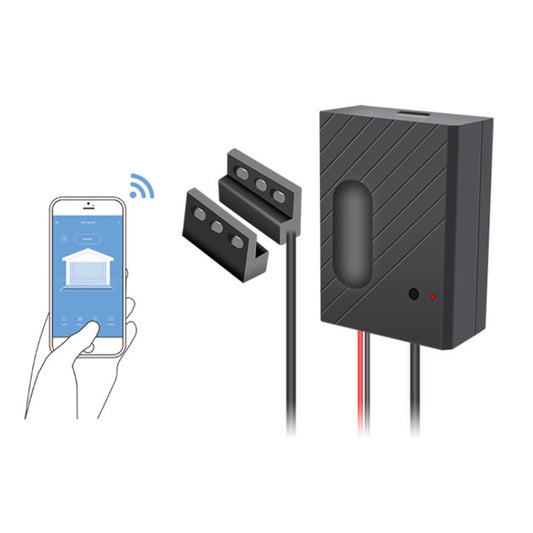 Interrupteur de porte de garage DY-CK400A : télécommande sans fil WiFi, compatible avec la commande vocale Alexa, l’application mobile et le partage multi-utilisateurs.
