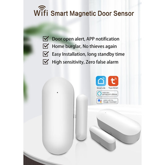 Capteur de porte et fenêtre magnétique sans fil intelligent PB-69W WIFI, PB-69W