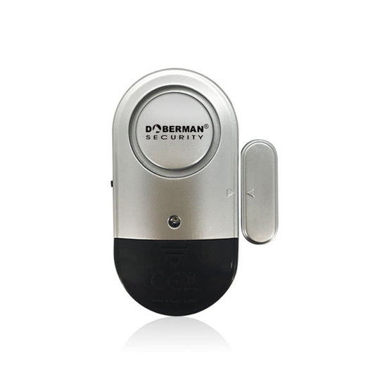 DOBERMAN SE-0701 Ovaler Haushalts-Diebstahlschutz für Türen und Fenster, magnetischer Federsensor, super lauter, einfacher Alarm, SE-0701