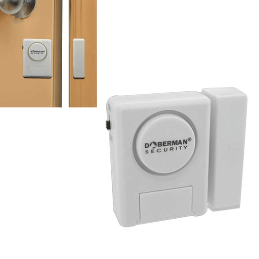 Alarme de sécurité domestique sans fil DOBERMAN SE-0119 avec capteur magnétique de porte et télécommande, SE-0119
