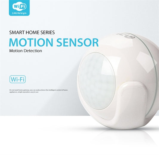 Détecteur de mouvement PIR sans fil NEO NAS-PD01W, compatible avec les systèmes Android/IOS et LED rouge ultra-lumineuse