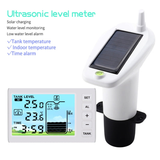 Medidor ultrasónico de nivel de líquido con carga solar TS-FT003
