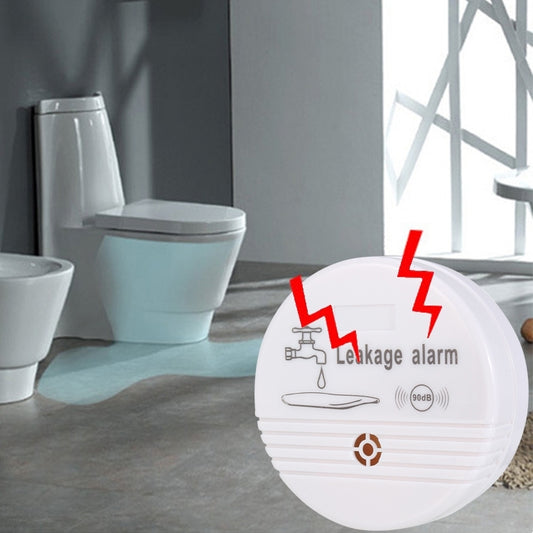 Detector de fugas de agua de 360 ​​grados con volumen de 85 dB, alarma para cocina, baño y suelo (HH-LS518)