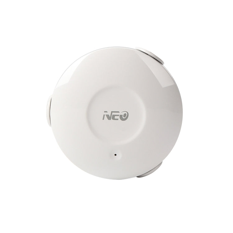 NEO NAS-WS02W Capteur d'eau et détecteur d'inondation WiFi, compatible avec les systèmes Android / IOS, Détecteur d'inondation WiFi WS02W