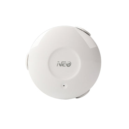 NEO NAS-WS02W Capteur d'eau et détecteur d'inondation WiFi, compatible avec les systèmes Android / IOS, Détecteur d'inondation WiFi WS02W