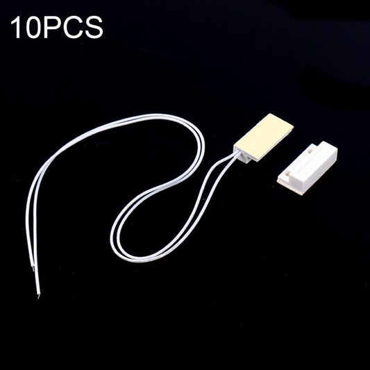10 Pcs Interrupteur magnétique de porte à encastrer Modèle NC, MC-38