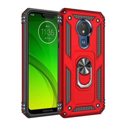 Armor Shockproof TPU + PC Protective Case for Motorola Moto G7 Power, with 360 Degree Rotation Holder, For Motorola Moto G7 Power