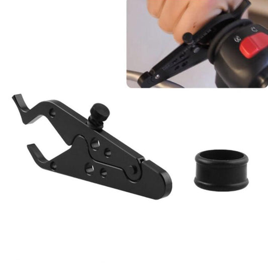 MB-OT312-BK Clip de contrôle d'accélérateur universel en aluminium modifié pour moto, ensemble de clips fixes auxiliaires, MB-OT312-BK