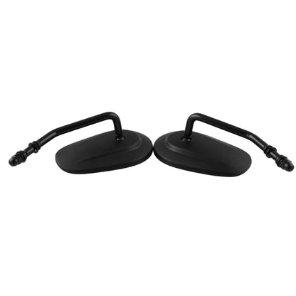 MB-MR008-BK Motorcycle Modified Rotatable Matt Rear View Mirror Set for Harley Davidson XL 883 1200, For Harley Davidson XL 883 1200