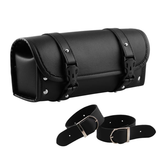 MB-OT012-BK Accessoires de modification de moto Sac à outils universel en cuir PU étanche, taille : 30,5 x 12 x 9 cm, sac à outils étanche