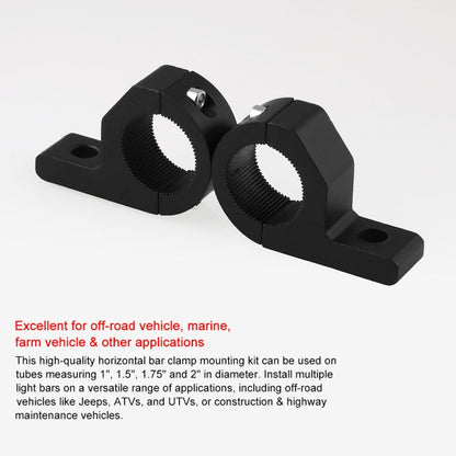 MB-EA076-1 Motorcycle Modification Accessories 20-30mm Universal Guardrail Spotlight Fixed Clip Bracket, Spotlight Fixed Clip Bracket