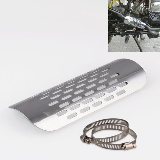 MB-EX014-S Accessoires de modification de moto, bouclier thermique de tuyau d'échappement en fer de 75 mm pour Kawasaki, MB-EX014-S
