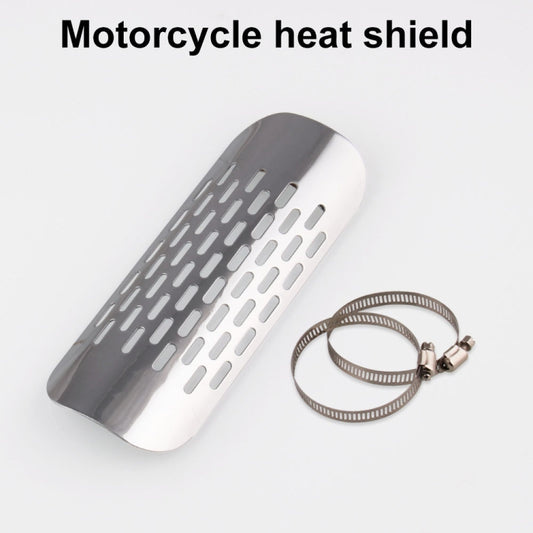 MB-EX014-S Accessoires de modification de moto, bouclier thermique de tuyau d'échappement en fer de 75 mm pour Kawasaki, MB-EX014-S