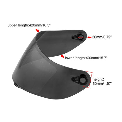 MB-MHL001 Motorcycle Helmet Shield Glasses Helmet Lens Full Face Visor Helmet Visor for AGV K3-SV K5