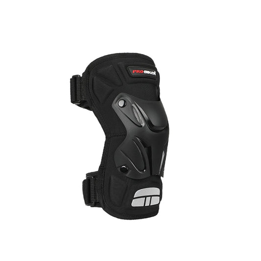 PRO-BIKER Genouillère 2 en 1 pour sports de plein air Randonnée Ski Moto Vélo Équipement de protection avec bande réfléchissante, Genouillère 2 en 1 PRO-BIKER