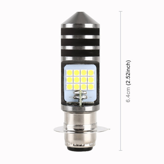 PX15D DC12V / 7.4W Phare de moto LED avec 24 perles de lampe SMD-3030, PX15D Style 1 (Lumière blanche), PX15D Style 1 (Jaune + Blanc)
