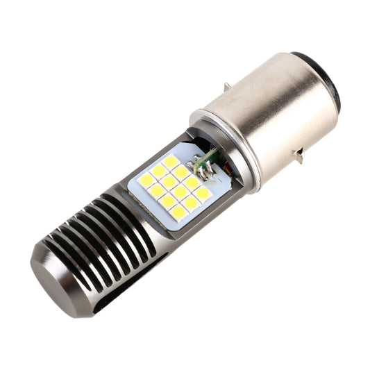 Phare de moto LED BA20D DC12V / 7.4W avec 24 perles de lampe LED SMD-3030, BA20D Style 2 (Lumière blanche), BA20D Style 2 (Jaune + Blanc)