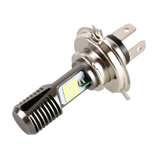 H4 DC12V / 7.4W Phare LED Moto avec 24 Perles de Lampe SMD-3030, H4 Style 2 (Lumière Blanche), H4 Style 2 (Jaune + Blanc)
