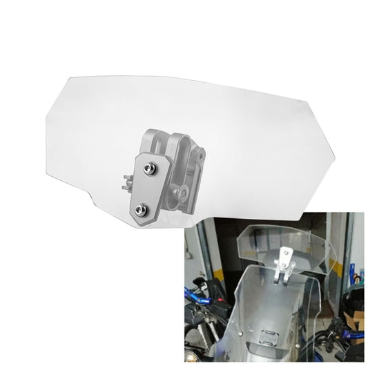 Pare-brise universel rehaussé en acrylique modifié pour moto MB-WE024, MB-WE024(Blanc)