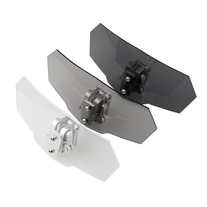 MB-WE024 Universal Motorcycle Modified Acrylic Heightened Windshield, MB-WE024(White)