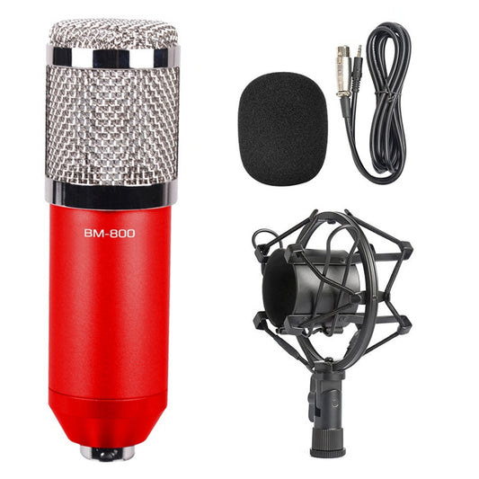 Compatible with PC / Mac for Live Broadcast Show, KTV, etc., BM800 Red, BM800 White, BM800 Black, BM800 Pink, BM800 Blue