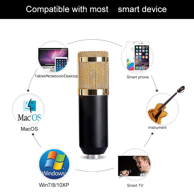 Compatible with PC / Mac for Live Broadcast Show, KTV, etc., BM800 Red, BM800 White, BM800 Black, BM800 Pink, BM800 Blue