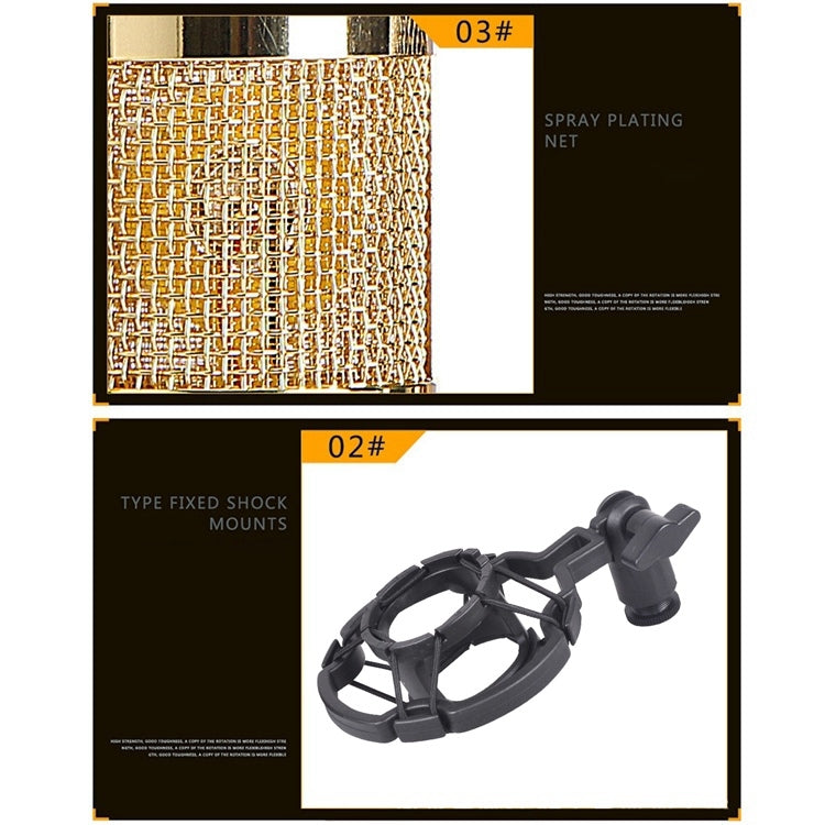 Compatible with PC / Mac for Live Broadcast Show, KTV, etc., BM800 Red, BM800 White, BM800 Black, BM800 Pink, BM800 Blue
