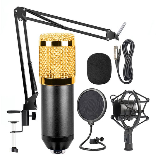 BM-800 Network K-Song Dedicated High-end Metal Shock Mount Microphone Set, BM800 Kit White, BM800 Kit Black, BM800 Kit Pink, BM800 Kit Blue