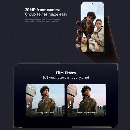 Xiaomi POCO X8 Pro Global, 8GB+256GB, In-screen Fingerprint, 6.59 inch Xiaomi HyperOS 3 Dimensity 8500-Ultra Octa Core, NFC, Network: 5G, 8GB+256GB