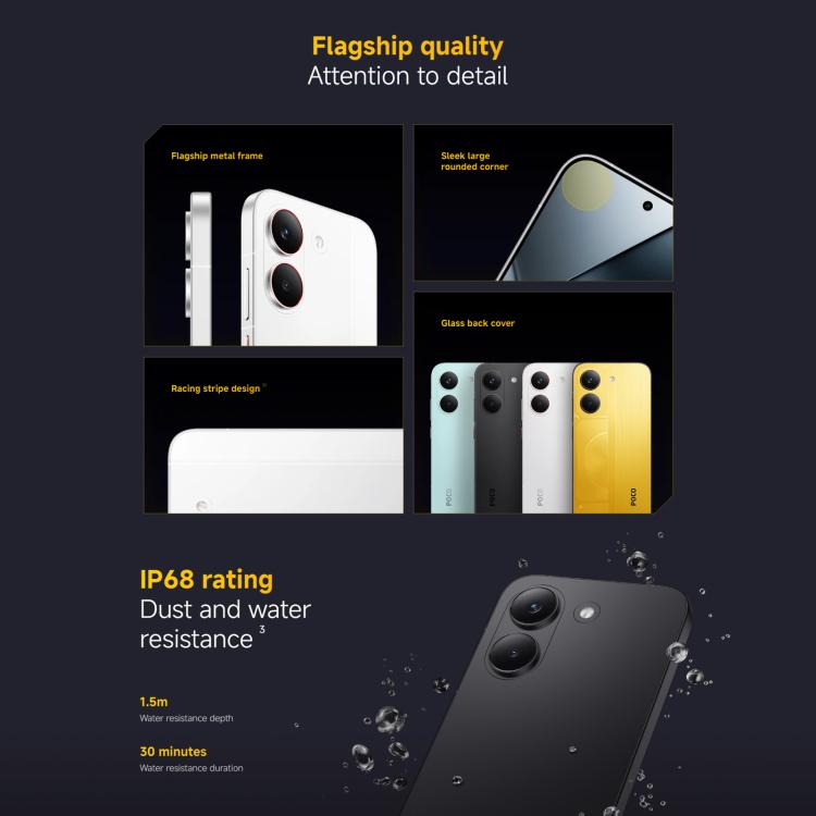 Xiaomi POCO X8 Pro Global, 8GB+256GB, In-screen Fingerprint, 6.59 inch Xiaomi HyperOS 3 Dimensity 8500-Ultra Octa Core, NFC, Network: 5G, 8GB+256GB