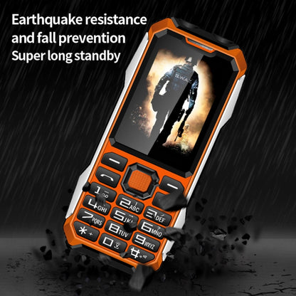 Waterproof Shockproof Dustproof, 6800mAh Battery, 2.4 inch, 21 Keys, LED Flashlight, FM, SOS, Dual SIM, Network: 4G