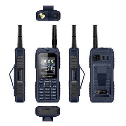 Waterproof Shockproof Dustproof, 2400mAh Battery, 2.2. inch, 21 Keys, LED Flashlight, FM, Quad SIM, with Antenna