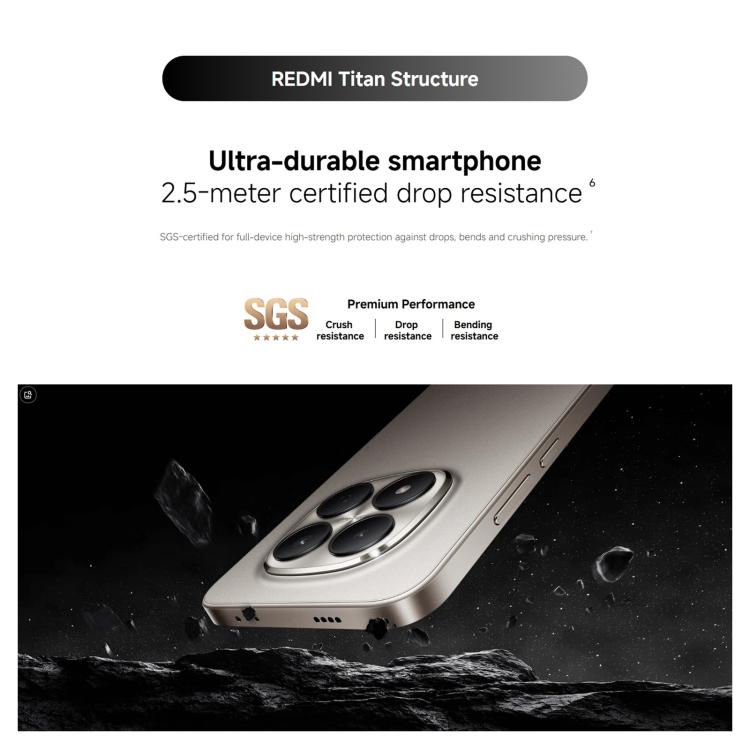 Xiaomi Redmi Note 15 Pro 5G Global, 8GB+512GB, In-screen Fingerprint, 6.83 inch Xiaomi HyperOS 2 MediaTek Dimensity 7400-Ultra Octa Core, Network: 5G, NFC, 8GB+512GB