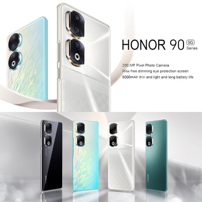 Triple Back Cameras + Dual Front Cameras, Screen Fingerprint Identification, 6.78 inch Magic UI 7.1 Android 13 Qualcomm Snapdragon 8+ Gen 1 Octa Core up to 3.0GHz, Network: 5G, OTG, NFC, Not Support Google Play, Honor 90 Pro 5G 12GB+256GB