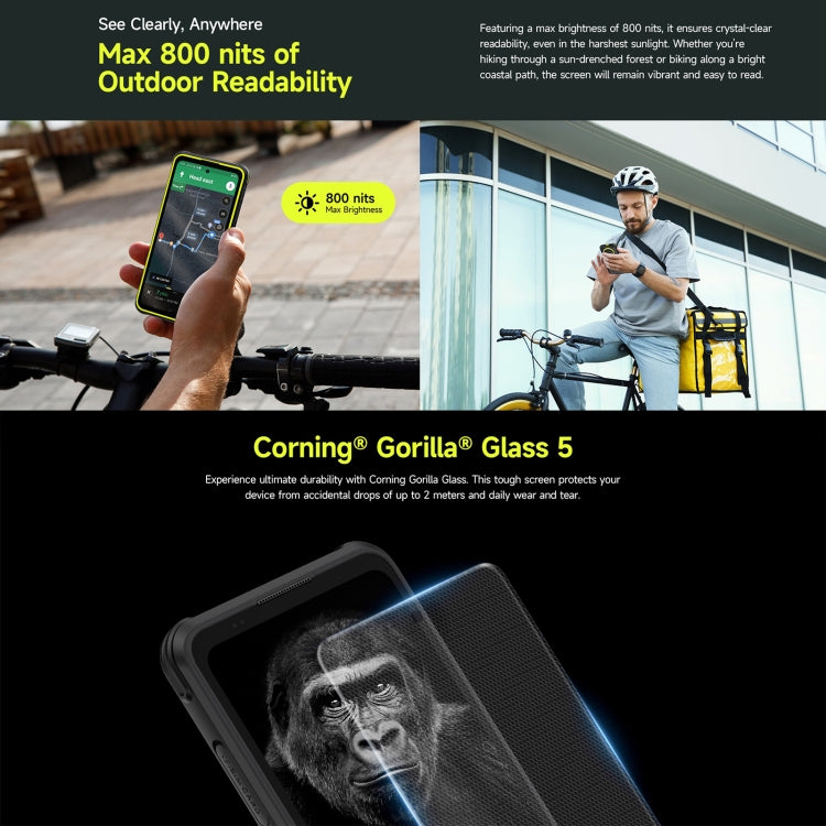Ulefone Armor X31 Pro 5G, 8 Go + 256 Go, Vision nocturne, Téléphone robuste IP68/IP69K, Android 14 de 6,56 pouces, MediaTek Dimensity 6300 Octa Core, Réseau : 5G, NFC, OTG, Armor X31 Pro