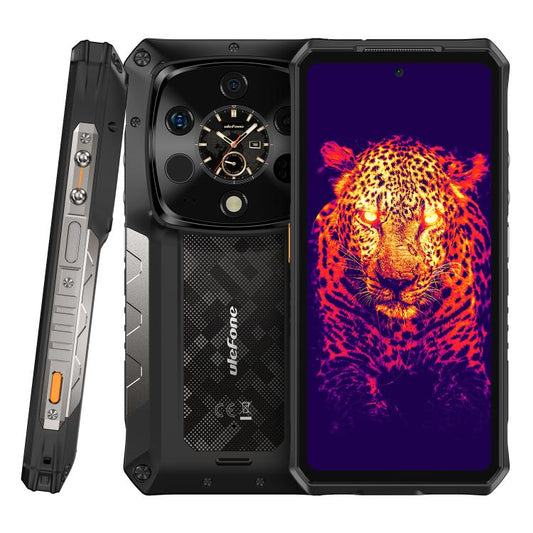 Teléfono robusto Ulefone Armor 28 UltraThermal Version, 16 GB + 1 TB, visión nocturna, 10600 mAh, 6.67 pulgadas, Android 14, MediaTek Dimensity 9300+ Octa Core, red: 5G, NFC, Armor 28 Ultra Thermal Version