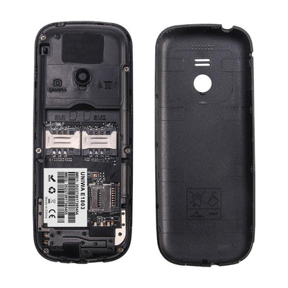 UNIWA E1803 Elder Keypad Phone, 1.77 inch SC6531E, LED Flashlight, 21 Keys, Network: 2G, EU Plug