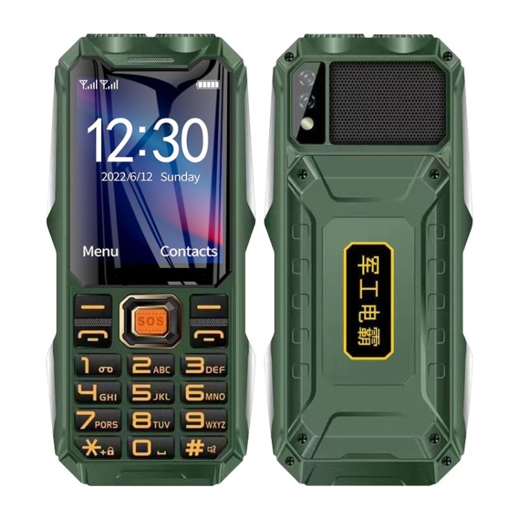 Q8-1 Triple Proofing Elder Phone, 16800mAh Battery, 2.4 inch, 21 Keys, Bluetooth, LED Flashlight, FM, SOS, Dual SIM, Network: 4G, Q8-1 4G